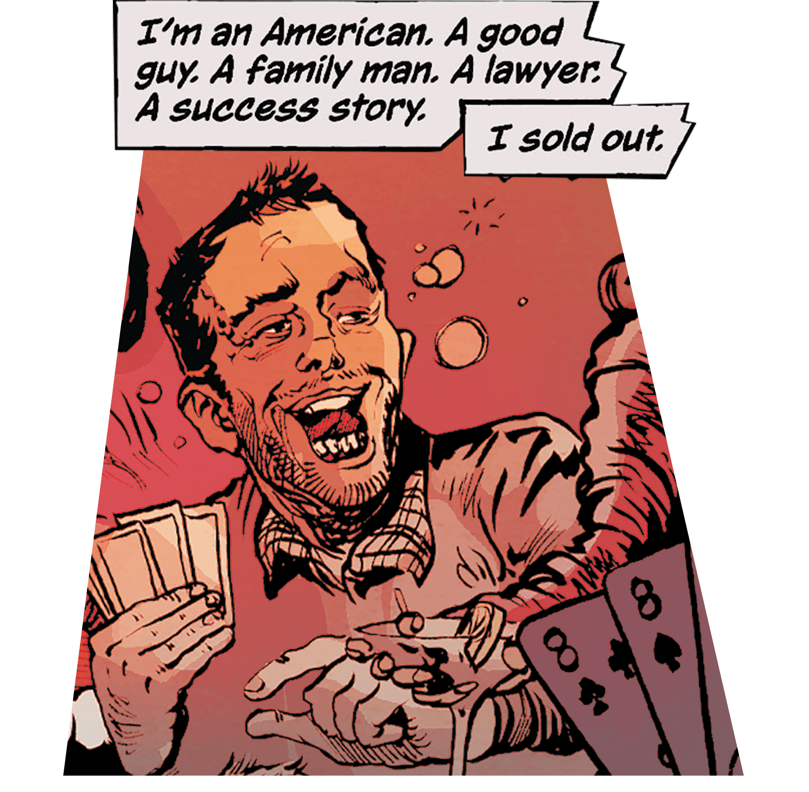 American Caper - A degenerate lawyer